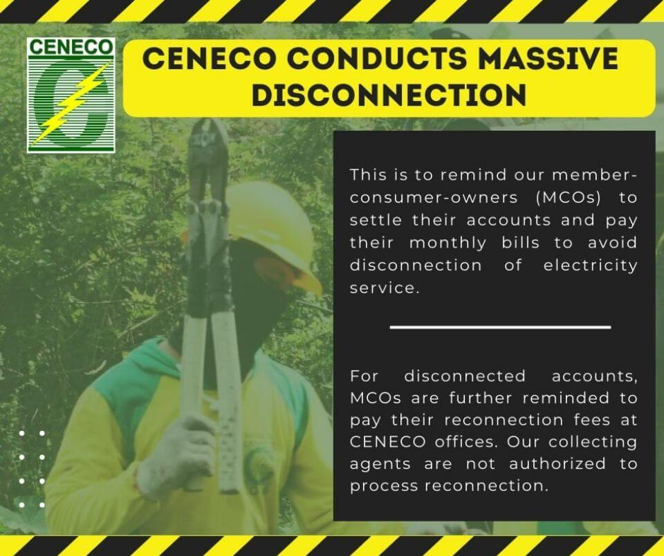 CENECO Conducts Massive Disconnection