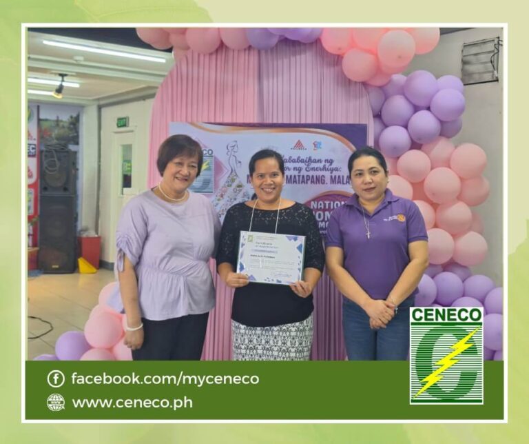 CENECO Recognizes Women Employees