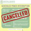 CENECO SETS POWER INTERRUPTION ON MAY 12 (AGF2  – CANCELLED)